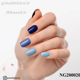 استیکر ژله ای کاشت ناخن (نیل رپ)_کد NG200020