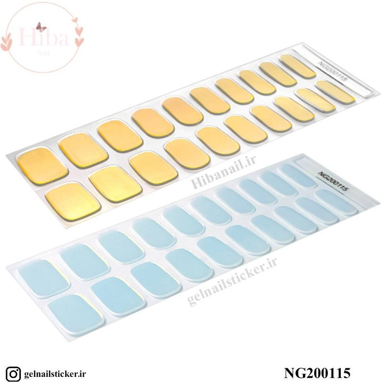 استیکر ژله ای کاشت ناخن (نیل رپ)_کد NG200115