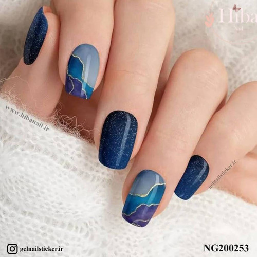 استیکر ژله ای کاشت ناخن (نیل رپ)_کد NG200253