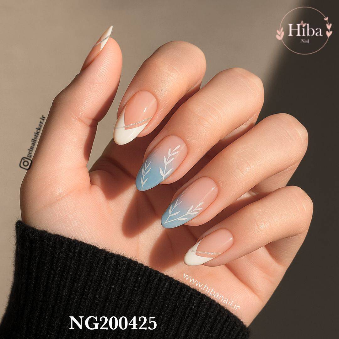 استیکر ژله ای کاشت ناخن (نیل رپ)_کد NG200425