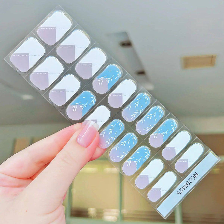 استیکر ژله ای کاشت ناخن (نیل رپ)_کد NG200425