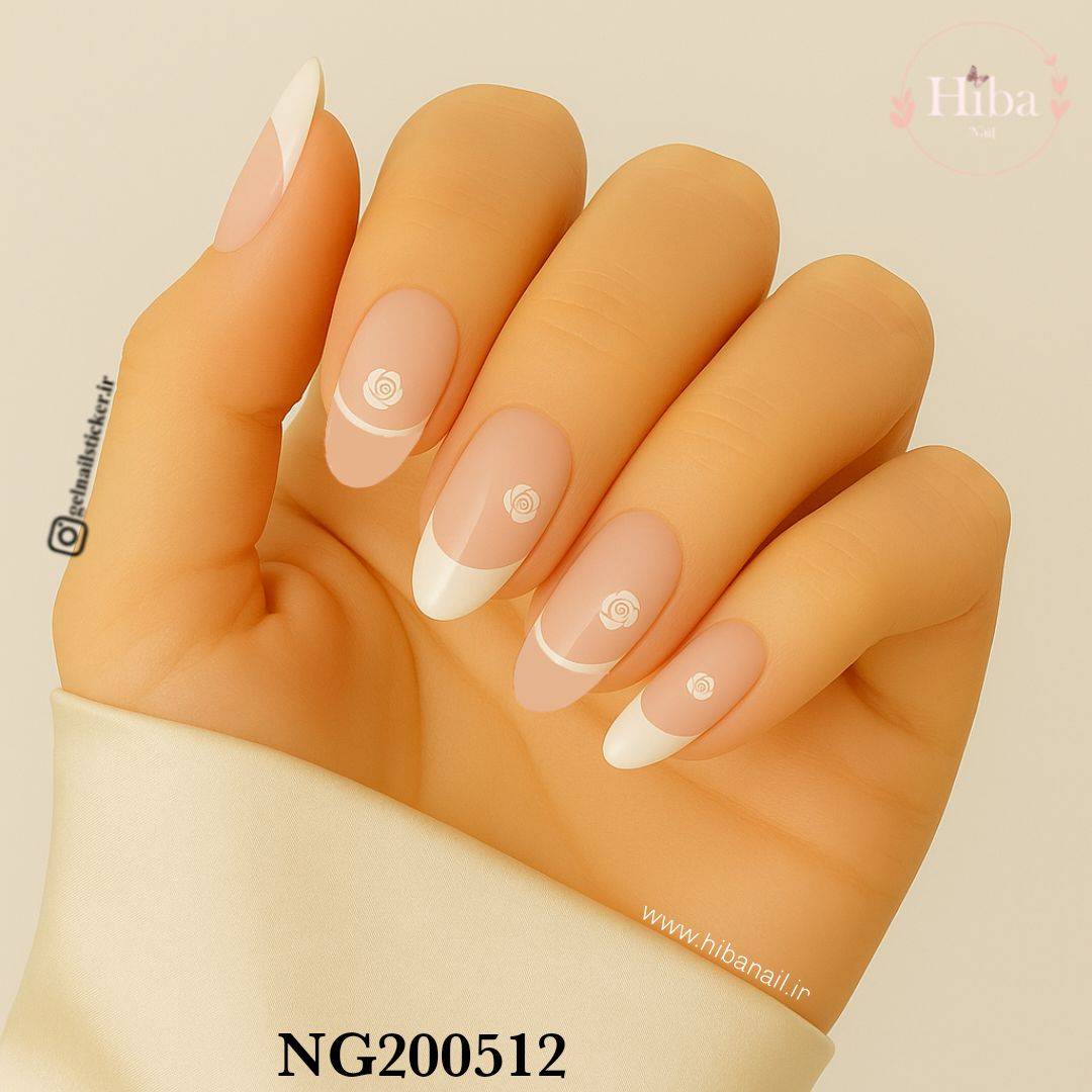 استیکر ژله ای کاشت ناخن (نیل رپ)_کد NG200512