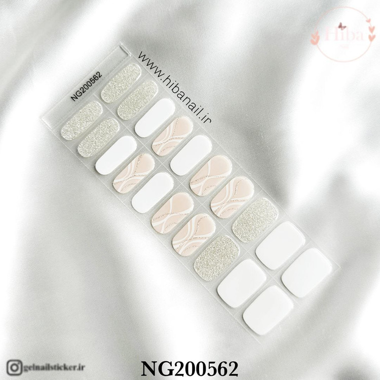 استیکر ژله ای کاشت ناخن (نیل رپ)_کد NG200562