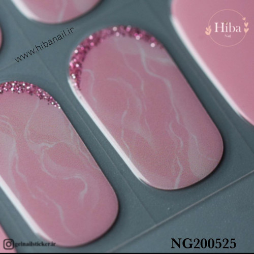 استیکر ژله ای کاشت ناخن (نیل رپ)_کد NG200525