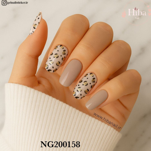 استیکر ژله ای کاشت ناخن (نیل رپ)_کد NG200158