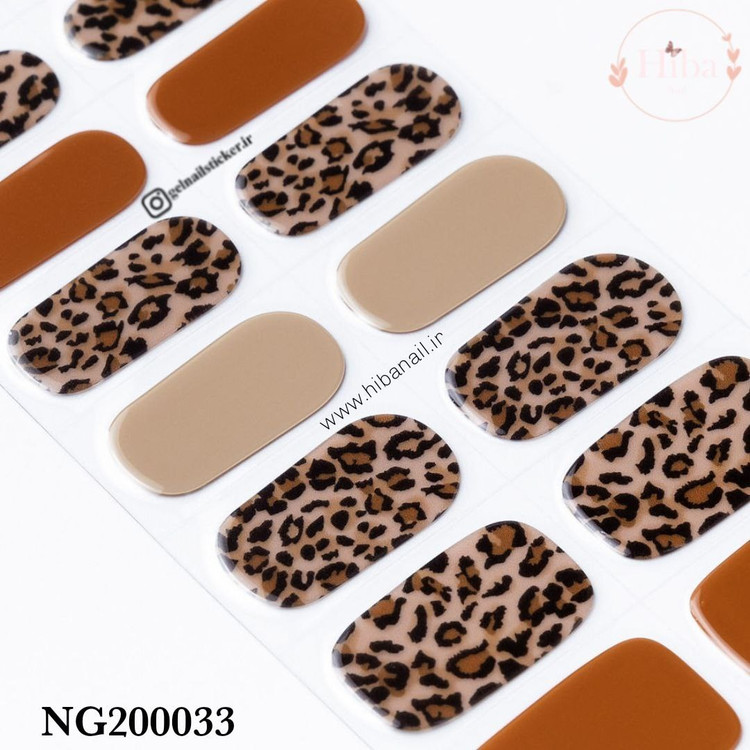 استیکر ژله ای کاشت ناخن (نیل رپ)_کد NG200033