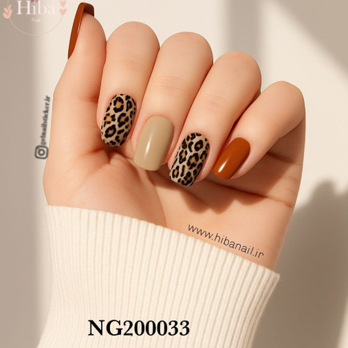 استیکر ژله ای کاشت ناخن (نیل رپ)_کد NG200033