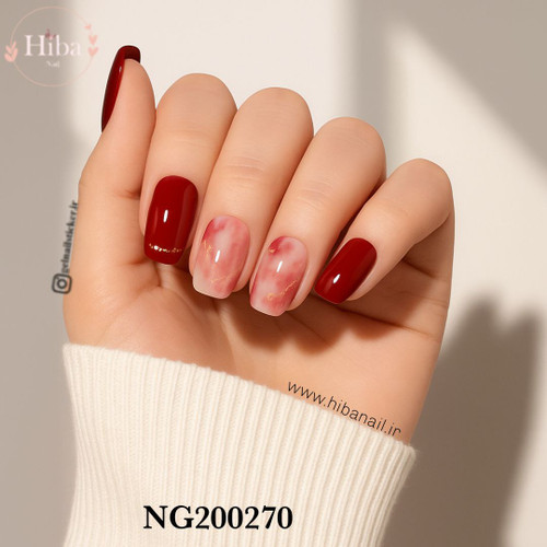 استیکر ژله ای کاشت ناخن (نیل رپ)_کد NG200270
