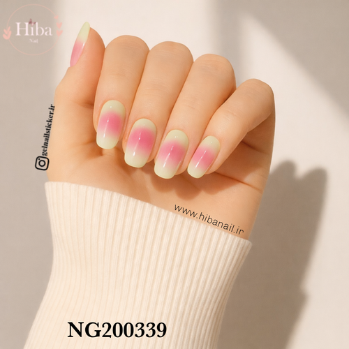 استیکر ژله ای کاشت ناخن (نیل رپ)_کد NG200339