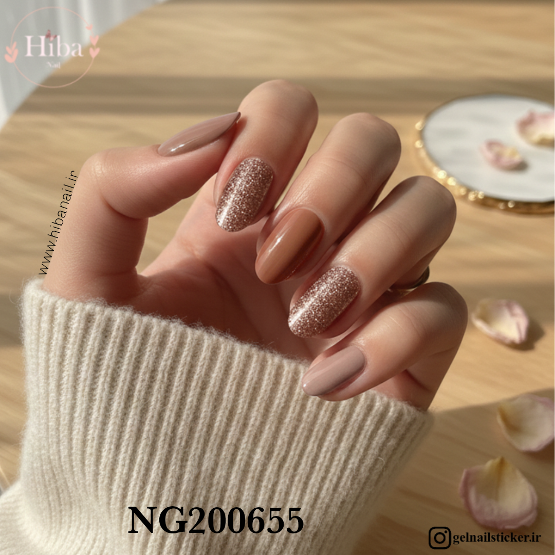 استیکر ژله ای کاشت ناخن (نیل رپ)_کد NG200655