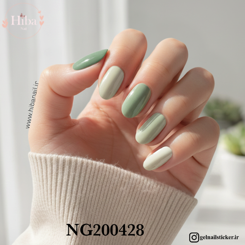 استیکر ژله ای کاشت ناخن (نیل رپ)_کد NG200428