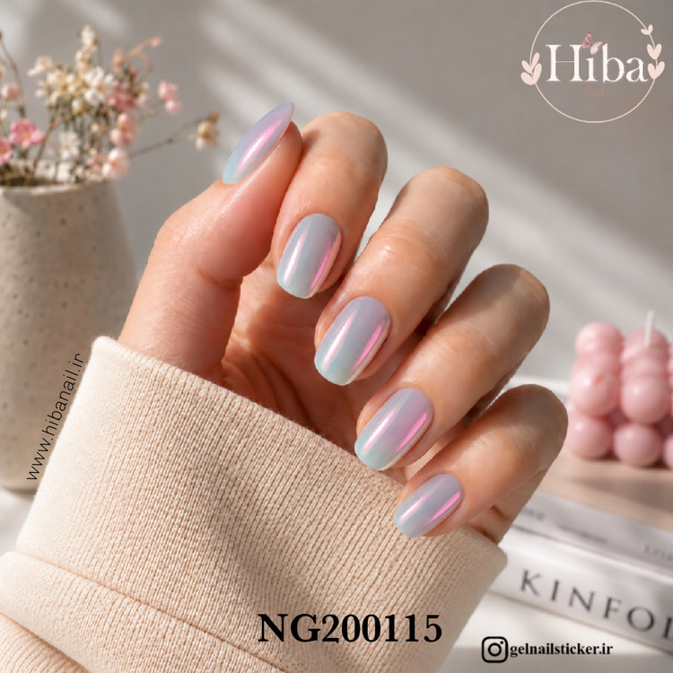 استیکر ژله ای کاشت ناخن (نیل رپ)_کد NG200115