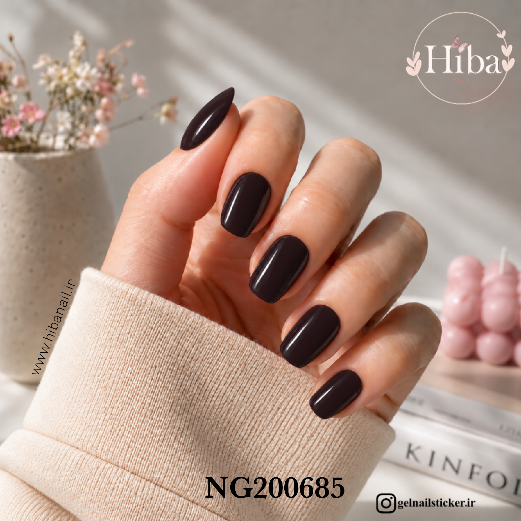 استیکر ژله ای کاشت ناخن (نیل رپ)_کد NG200685