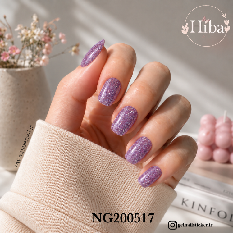 استیکر ژله ای کاشت ناخن (نیل رپ)_کد NG200517