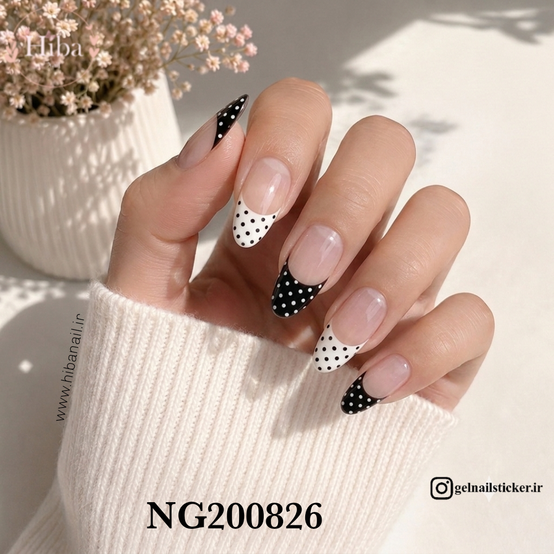 استیکر ژله ای کاشت ناخن (نیل رپ)_کد NG200826
