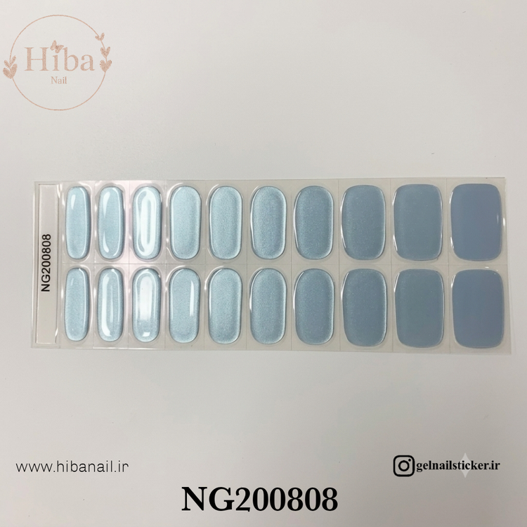استیکر ژله ای کاشت ناخن (نیل رپ)_کد NG200808