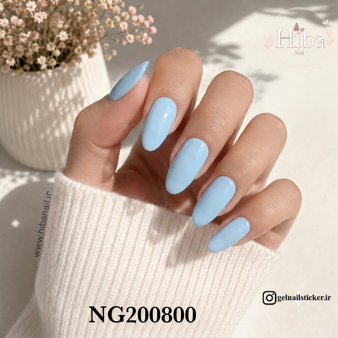 استیکر ژله ای کاشت ناخن (نیل رپ)_کد NG200800