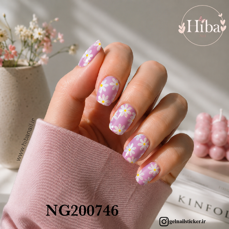 استیکر ژله ای کاشت ناخن (نیل رپ)_کد NG200746