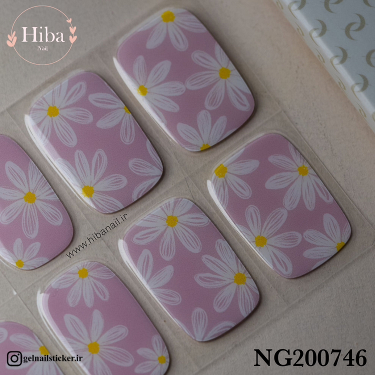 استیکر ژله ای کاشت ناخن (نیل رپ)_کد NG200746