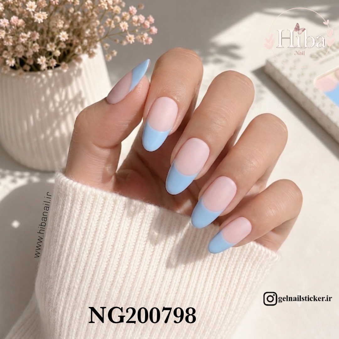 استیکر ژله ای کاشت ناخن (نیل رپ)_کد NG200798
