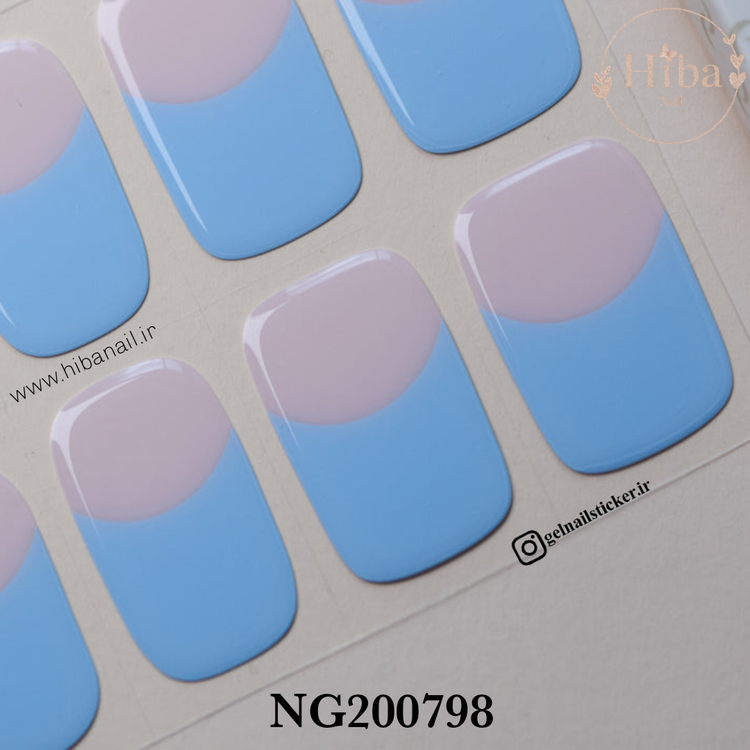 استیکر ژله ای کاشت ناخن (نیل رپ)_کد NG200798