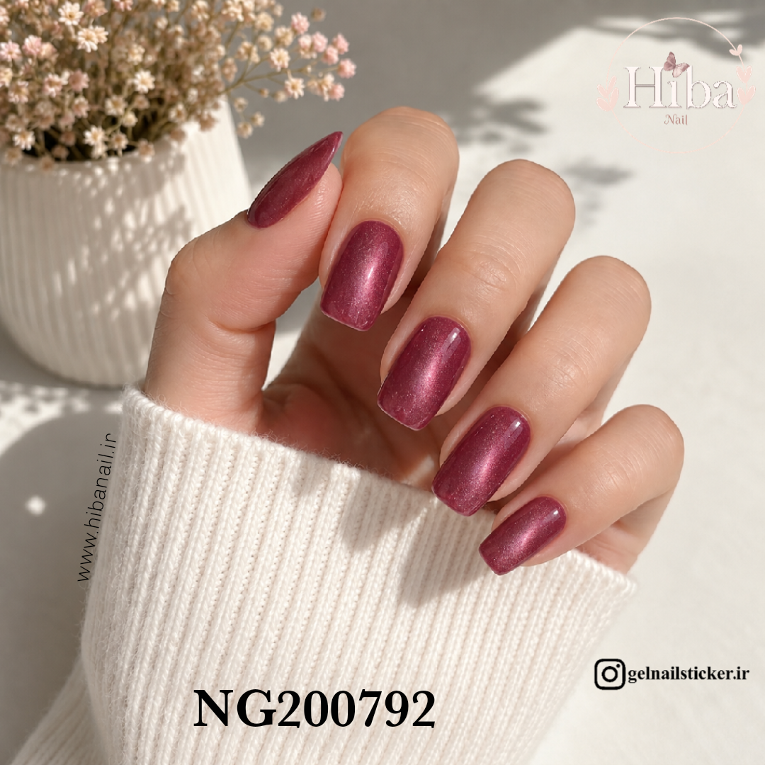 استیکر ژله ای کاشت ناخن (نیل رپ)_کد NG200792