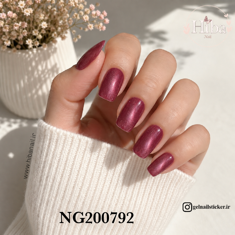 استیکر ژله ای کاشت ناخن (نیل رپ)_کد NG200792