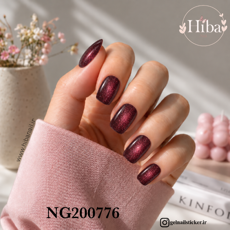 استیکر ژله ای کاشت ناخن (نیل رپ)_کد NG200776