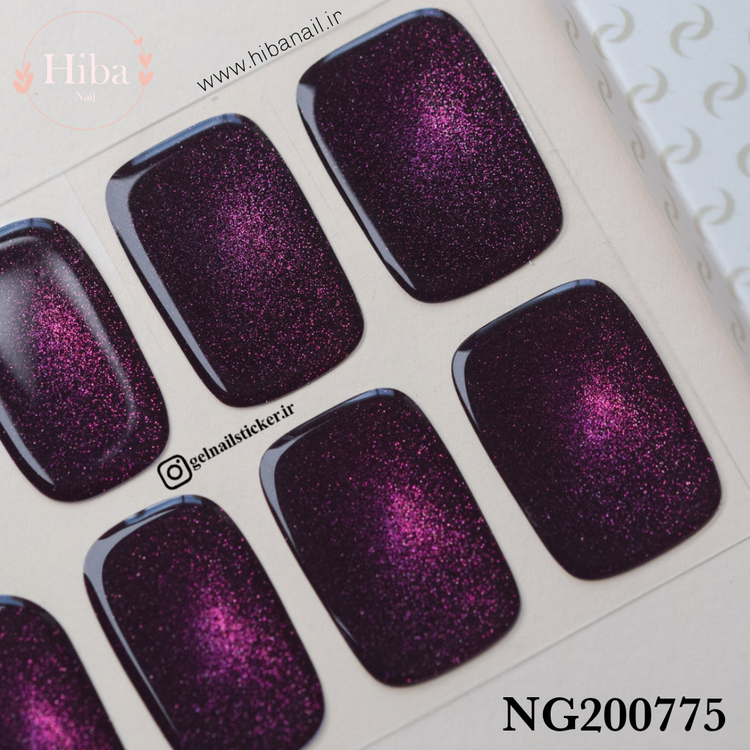 استیکر ژله ای کاشت ناخن (نیل رپ)_کد NG200775