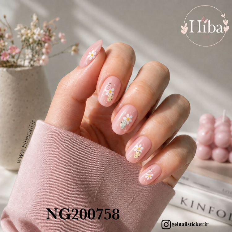 استیکر ژله ای کاشت ناخن (نیل رپ)_کد NG200758