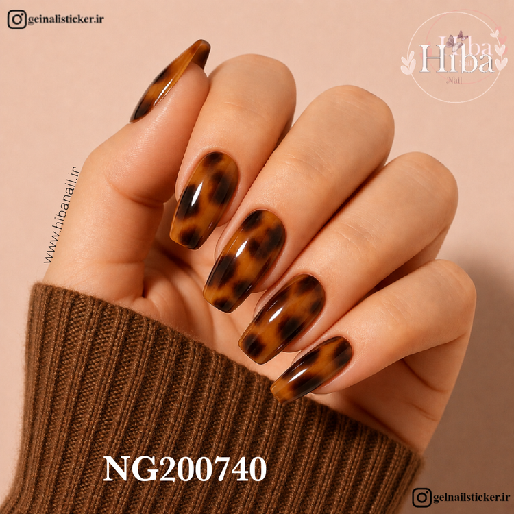استیکر ژله ای کاشت ناخن (نیل رپ)_کد NG200740