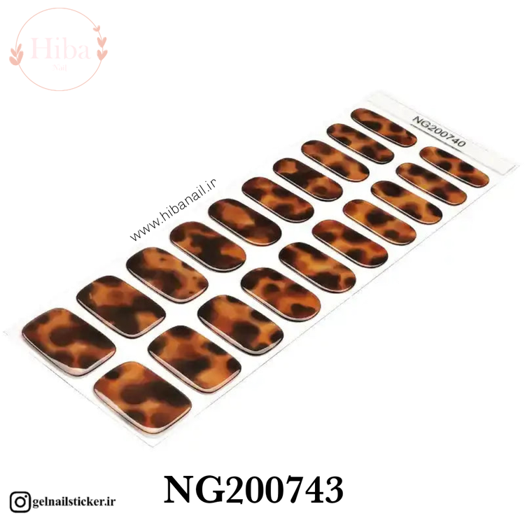 استیکر ژله ای کاشت ناخن (نیل رپ)_کد NG200740