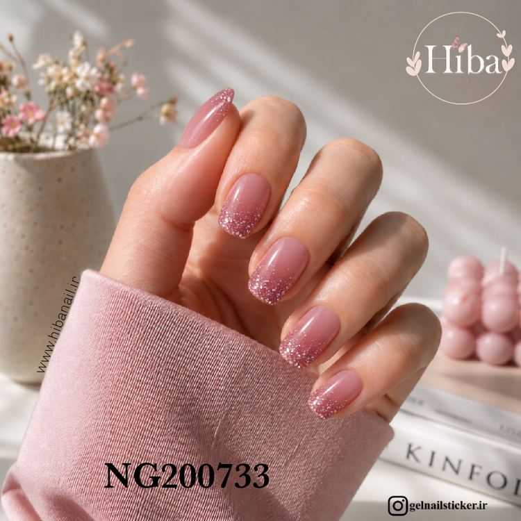 استیکر ژله ای کاشت ناخن (نیل رپ)_کد NG200733