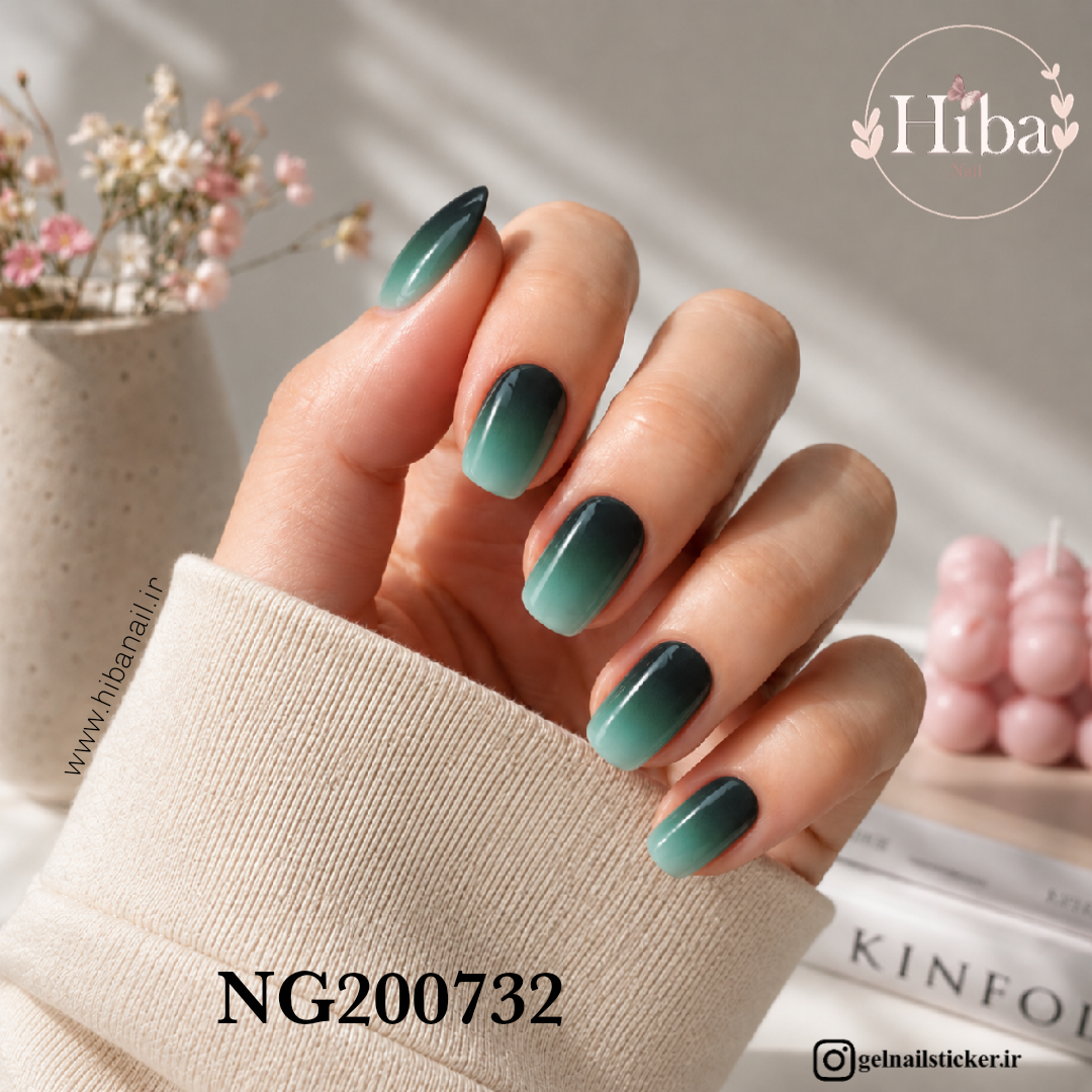 استیکر ژله ای کاشت ناخن (نیل رپ)_کد NG200732