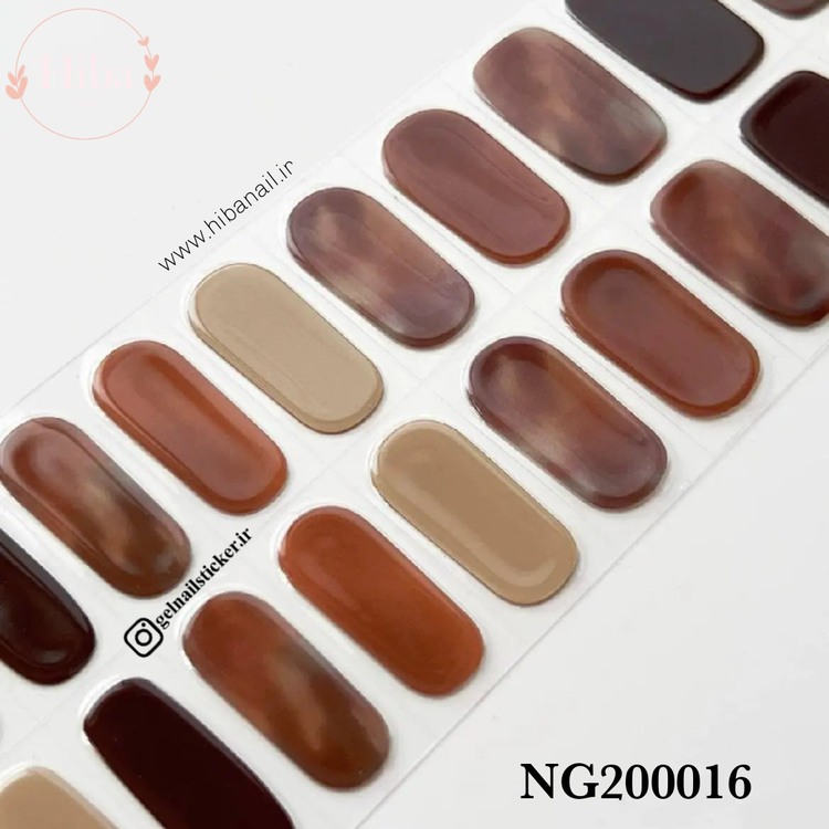 استیکر ژله ای کاشت ناخن (نیل رپ)_کد NG200016