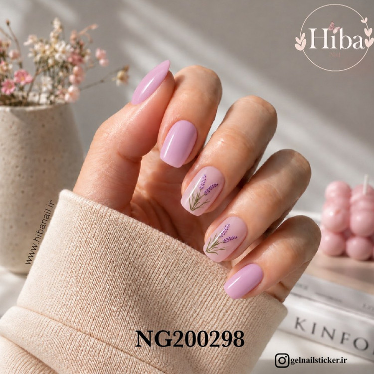 استیکر ژله ای کاشت ناخن (نیل رپ)_کد NG200298