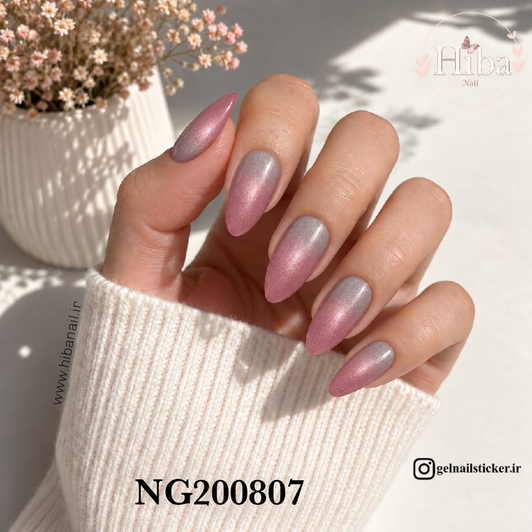 استیکر ژله ای کاشت ناخن (نیل رپ)_کد NG200807