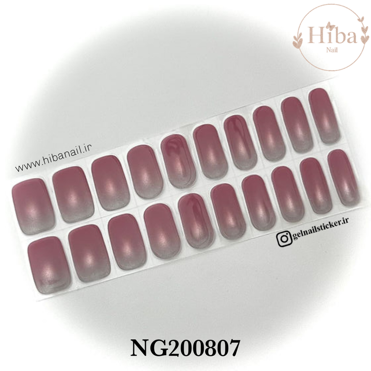 استیکر ژله ای کاشت ناخن (نیل رپ)_کد NG200807