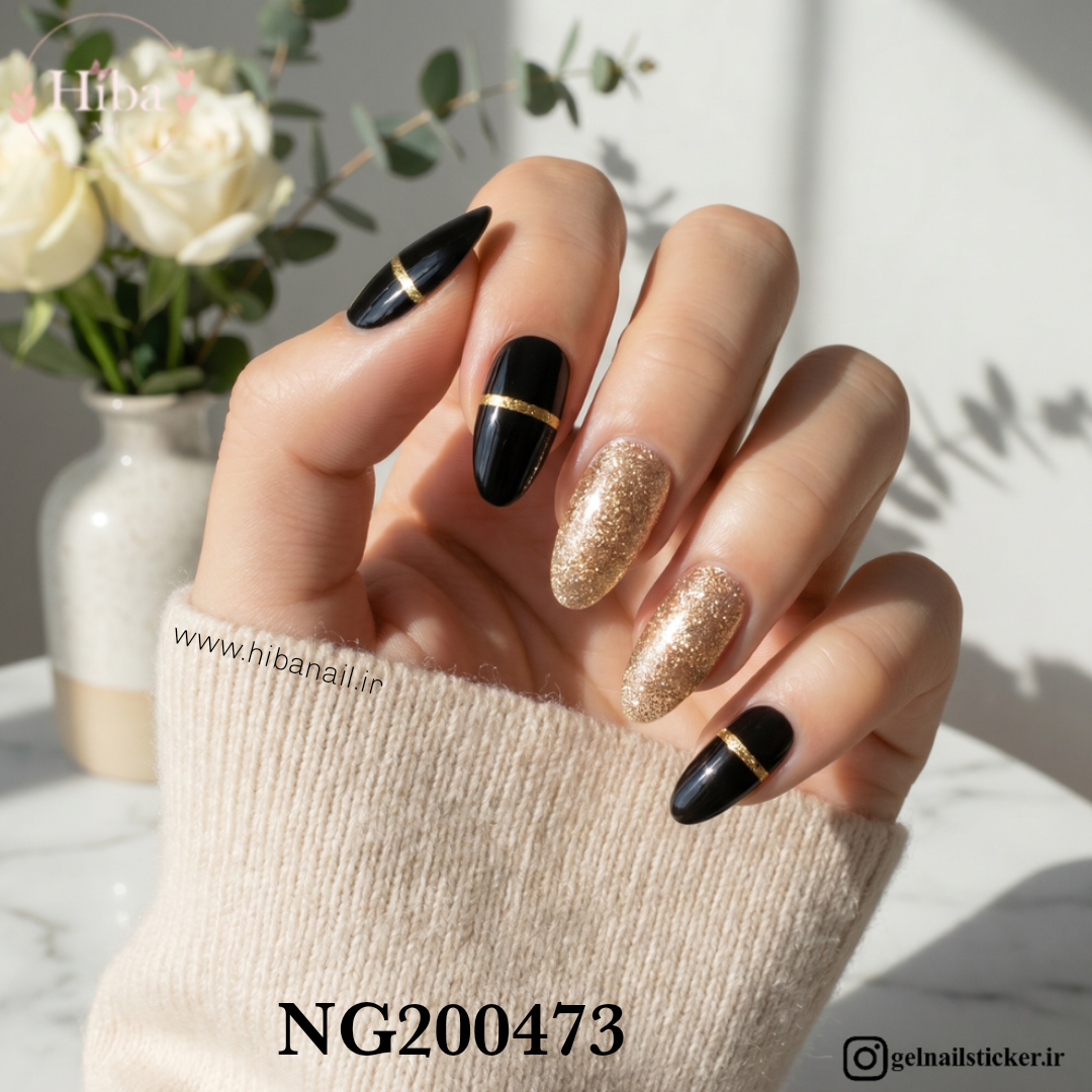 استیکر ژله ای کاشت ناخن (نیل رپ)_کد NG200473